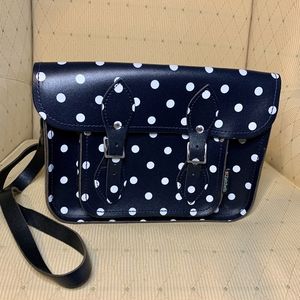 Blue polka dot Zatchels